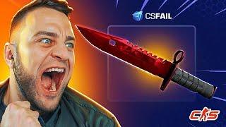  CSFAIL со 100 РУБЛЕЙ до НОЖА в CS GO - Это Надо Видеть... CSGORUN NEXT