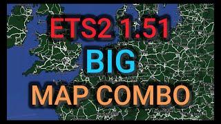 ETS2 1.51 Map Combo, JRR Map, Promods 2.71, Rus Map 2.51 And More.