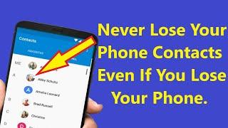 How to Backup Phone Contacts to Google Account