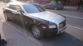 Rolls-Roys Ghost. 4K UltraHD video. Роллс-Ройс Геуст. 4К видео. Красноярск