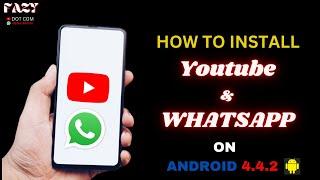 How to Install YouTube on Android 4.4.2  || YouTube install on old Android tv