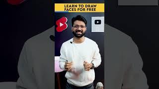 LEARN TO DRAW FACES FOR FREE | Artma By Venkatesh Paspureddi