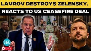 Lavrov Live | Sergey Lavrov Stunning Response to Trump's Ukraine Ceasefire Offer | NATO | EU