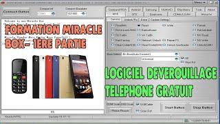 logiciel deverouillage telephone gratuit : formation miracle box-partie 1