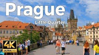 Prague, Czech Republic Walking Tour Part 2 - Little Quarter (4k Ultra HD 60fps) – With Captions