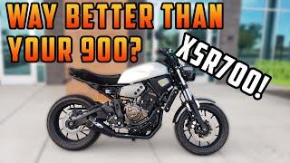 Here's Why My Yamaha XSR700 is BETTER Than Your 900 ( FZ07 vs. FZ09)