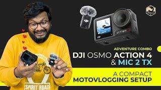 #motovlog Like a Pro! DJI Osmo Action 4 + Mic2 TX Setup Revealed #untamedwheels #dji #djiosmoaction4