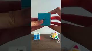 2x2 Cube on Beat Part 2 #satisfying #shorts
