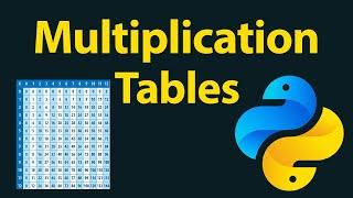 How to Create Multiplication Tables in Python