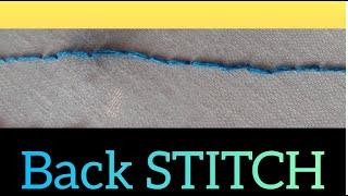 Hand Embroidery | How to BACK STITCH | Learn Hand Embroidery For Beginners - part 2