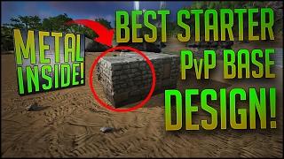 BEST STARTER PvP BASE DESIGN? - Cheap, Upgradeable & Compact - ARK PvP Building Tips & Tricks