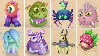 ALL Monsters on THE CONTINENT Fanmade by slimer | My Singing Monsters