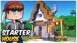 Minecraft: How to Build a Starter House | Simple Survival House Tutorial