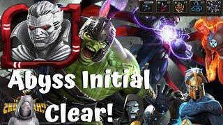 Abyss of Legends Initial Clear! Day 1 Live! - Marvel Contest of Champions