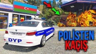 Lada Ailesi Arabalar Azerbaycan Polis Arabasından Kaçıyor - GTA 5