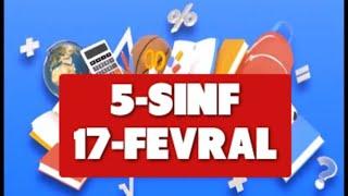 Online maktab online darslar 5-SINF 17-FEVRAL