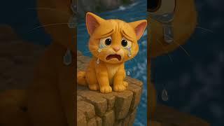 Cute little cat loss his mom, and after the long time they will together