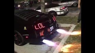 Ford Mustang Roush - Dragon Exhaust fire