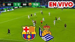  BARCELONA VS REAL SOCIEDAD EN VIVO / JUEGA LAMINE YAMAL - LIGA ESPAÑOLA FULL MATCH LIVE