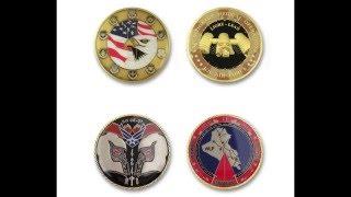 My collection  custom challenge coins. Air Force Challenge Coins US