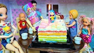 LOST BIRTHDAY DIANKA IN TEARS(Katya and Max funny family funny dolls Darinelka