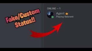 How To Get A Fake/Custom Discord Game Activity Status(Updated 2023) | *NO THIRD PARTY APP* |