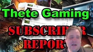 Thete Gaming Subscriber Report - End of 2016 Review