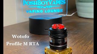 Wotofo Profile M RTA Review & full build tutorial