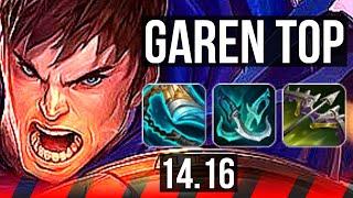 GAREN vs RIVEN (TOP) | 8 solo kills, 44k DMG, Legendary | EUW Master | 14.16