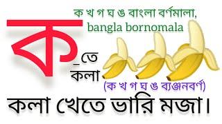 বাংলা বর্ণমালা সঠিক উচ্চারণ || ক খ  গ  ঘ  ঙ ব্যঞ্জনবর্ণঃ মোট সংখ্যা ৩৯ টি বাংলা সঠিক উচ্চারণ ||