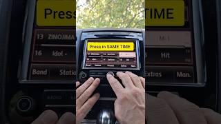 How to restart radio in Volkswagen Touareg 2011-2018 #autoinfo