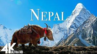 FLYING OVER NEPAL (4K UHD)- Relaxing Music Along With Beautiful Nature Videos - 4K Video Ultra HD