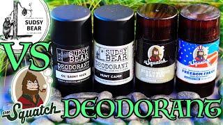 Dr. Squatch vs Sudsy Bear DEODORANT | Which Natural Deo is Better?