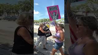 Feral is #NoKings protesting