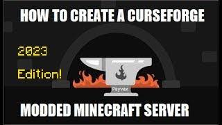 2024 Curseforge Modded Minecraft Server Tutorial // Both Manual & Automatic Setup Included