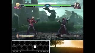 NohBoard for input display ... of a few random combos