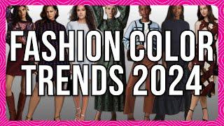 Top 5 Fashion Color Trends That Will Be Everywhere In Fall/Winter 2024 #fashiontrends2024