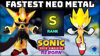 FASTEST Way to Complete Super Neo Metal Event | Sonic Speed Simulator