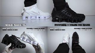 Nike Shox TL Black vs White - On Feet Compare