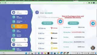 Making a Withdrawal from the TRX Tron  Mining Farm