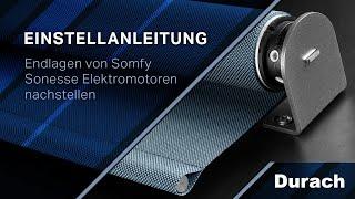 Endlagen an Rollos einfach einstellen | Somfy Sonesse Elektromotor