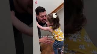 When dad gets home ️️#foryou #baby #youtube #love #dad #cute