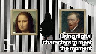 AI-generated characters for supporting personalized learning and well-being