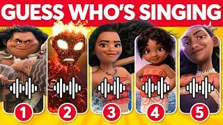 Guess The Moana 2 We're Back Characters by their Voice ️ Moana 2 We're Back Movie Quiz