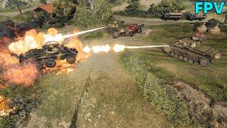 COH3 FPV Battling against his big vehicle pushes