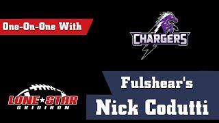 One-on-One with Fulshear's Coach Nick Codutti