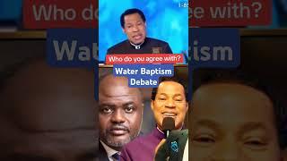Water Baptism debate, Pastor Chris and Dr Abel Damina #abeldamina #pastorchris #waterbaptism #shorts