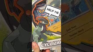 FULL VIDEO UPLOADED!! “Opening” Pokémon cards with a Saw 🪚 #pokemoncards #destruction