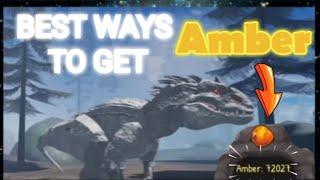 Roblox - Prior Extinction BEST WAYS TO GET AMBER FAST WITHOUT DYING