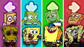 FNF Character Test | Gameplay VS Playground Mod: SpongeBob All Characters [40 characters]